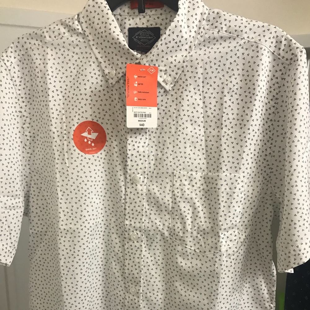 White button down shirt